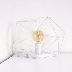 Hofstein Babol Tischleuchte Wei&szlig;, 1-flammig -Günstiges Tischlampen Geschäft babol tischleuchte h3319178 3