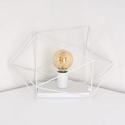 Hofstein Babol Tischleuchte Wei&szlig;, 1-flammig -Günstiges Tischlampen Geschäft babol tischleuchte h3319178 5