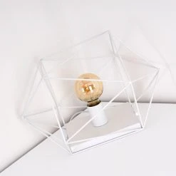 Hofstein Babol Tischleuchte Wei&szlig;, 1-flammig -Günstiges Tischlampen Geschäft babol tischleuchte h3319178 7