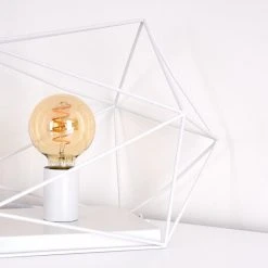 Hofstein Babol Tischleuchte Wei&szlig;, 1-flammig -Günstiges Tischlampen Geschäft babol tischleuchte h3319178 9