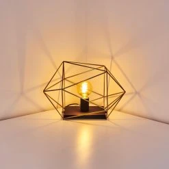 Hofstein Babol Tischleuchte Schwarz, 1-flammig -Günstiges Tischlampen Geschäft babol tischleuchte h3319192 2