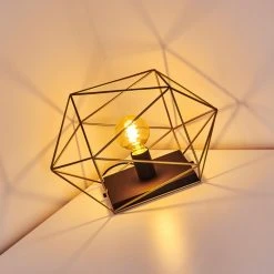 Hofstein Babol Tischleuchte Schwarz, 1-flammig -Günstiges Tischlampen Geschäft babol tischleuchte h3319192 4