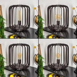 Hofstein Banatica Tischleuchte Schwarz, Braun, 1-flammig 13 Hofstein Banatica Tischleuchte Schwarz, Braun, 1-flammig -Günstiges Tischlampen Geschäft banatica tischleuchte h3596753 1