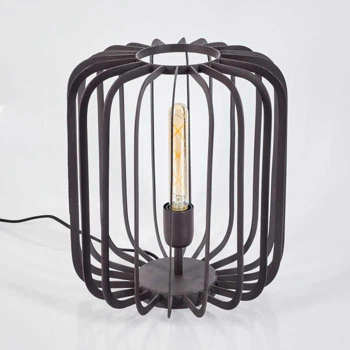 Hofstein Banatica Tischleuchte Schwarz, Braun, 1-flammig 10 Hofstein Banatica Tischleuchte Schwarz, Braun, 1-flammig – Bild 8