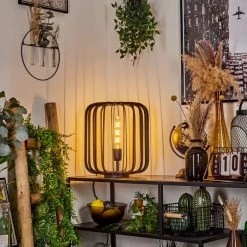 Hofstein Banatica Tischleuchte Schwarz, Braun, 1-flammig 20 Hofstein Banatica Tischleuchte Schwarz, Braun, 1-flammig -Günstiges Tischlampen Geschäft banatica tischleuchte h3596753 8