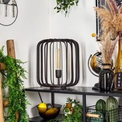 Hofstein Banatica Tischleuchte Schwarz, Braun, 1-flammig 21 Hofstein Banatica Tischleuchte Schwarz, Braun, 1-flammig -Günstiges Tischlampen Geschäft banatica tischleuchte h3596753 9