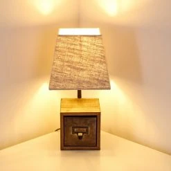 Hofstein Banister Tischleuchte Rostfarben, Braun, 1-flammig -Günstiges Tischlampen Geschäft banister tischleuchte h3351376 17