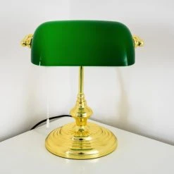 Hofstein Bankerlampe Messing, 1-flammig 29 Hofstein Bankerlampe Messing, 1-flammig -Günstiges Tischlampen Geschäft bankerlampe h164250 11