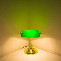 Hofstein Bankerlampe Messing, 1-flammig 30 Hofstein Bankerlampe Messing, 1-flammig -Günstiges Tischlampen Geschäft bankerlampe h164250 12