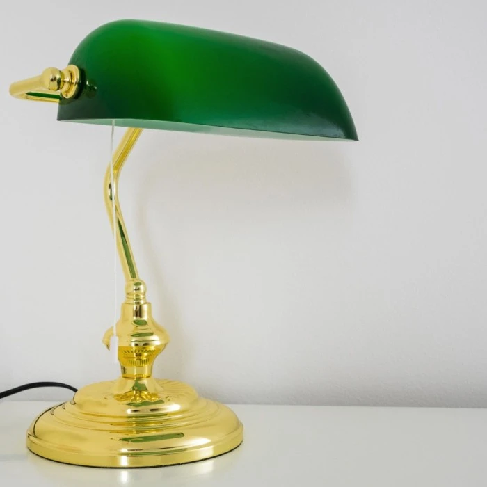 Hofstein Bankerlampe Messing, 1-flammig 12 Hofstein Bankerlampe Messing, 1-flammig – Bild 10