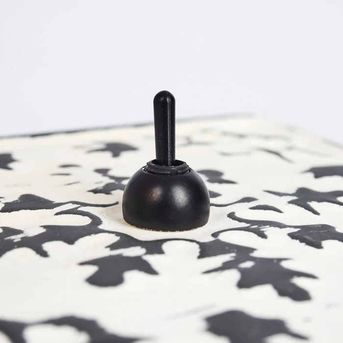 Hofstein Banks Tischleuchte Grau, Weiß, 1-flammig 5 Hofstein Banks Tischleuchte Grau, Weiß, 1-flammig – Bild 3