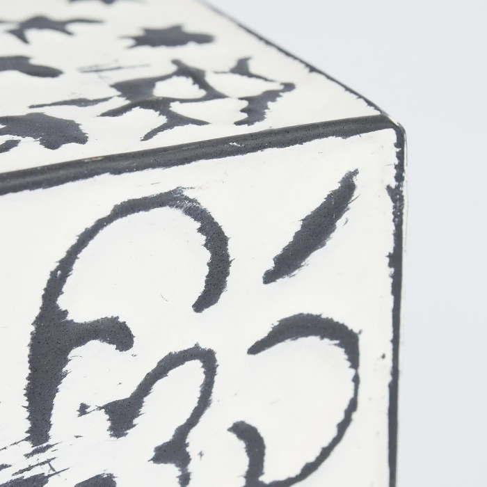 Hofstein Banks Tischleuchte Grau, Weiß, 1-flammig 8 Hofstein Banks Tischleuchte Grau, Weiß, 1-flammig – Bild 6