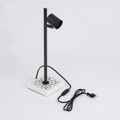 Hofstein Banks Tischleuchte Grau, Weiß, 1-flammig -Günstiges Tischlampen Geschäft banks tischleuchte h3396407 4