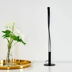 Hofstein Baotou Tischleuchte LED Schwarz, 1-flammig -Günstiges Tischlampen Geschäft baotou tischleuchte h3314012 6