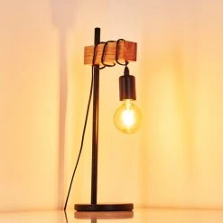 Hofstein Barbengo Tischleuchte Schwarz, Braun, 1-flammig 24 Hofstein Barbengo Tischleuchte Schwarz, Braun, 1-flammig -Günstiges Tischlampen Geschäft barbengo tischleuchte h3281475 do1 7