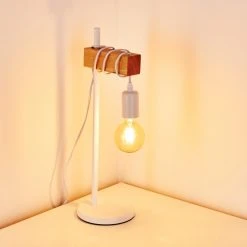 Hofstein Barbengo Tischleuchte Braun, Weiß, 1-flammig 18 Hofstein Barbengo Tischleuchte Braun, Weiß, 1-flammig -Günstiges Tischlampen Geschäft barbengo tischleuchte h3281512 do1 3