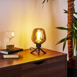 Hofstein Barnegat Tischleuchte Schwarz, 1-flammig -Günstiges Tischlampen Geschäft barnegat tischleuchte h3412268 10