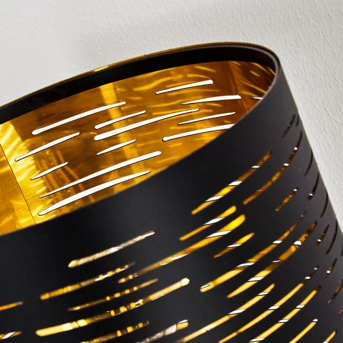 Hofstein Bathinda Tischleuchte Schwarz, 1-flammig 14 Hofstein Bathinda Tischleuchte Schwarz, 1-flammig – Bild 12