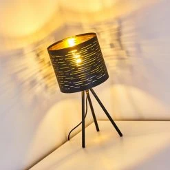 Hofstein Bathinda Tischleuchte Schwarz, 1-flammig 22 Hofstein Bathinda Tischleuchte Schwarz, 1-flammig -Günstiges Tischlampen Geschäft bathinda tischleuchte h3322659 4