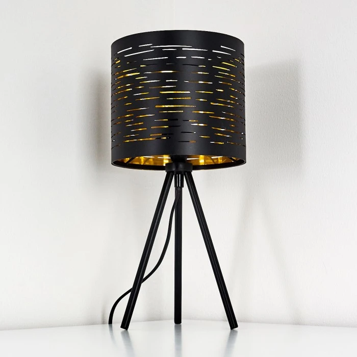 Hofstein Bathinda Tischleuchte Schwarz, 1-flammig 12 Hofstein Bathinda Tischleuchte Schwarz, 1-flammig – Bild 10