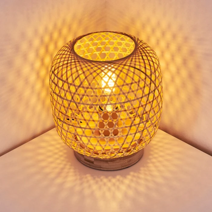 Hofstein Batumi Tischleuchte Braun, 1-flammig 15 Hofstein Batumi Tischleuchte Braun, 1-flammig – Bild 13