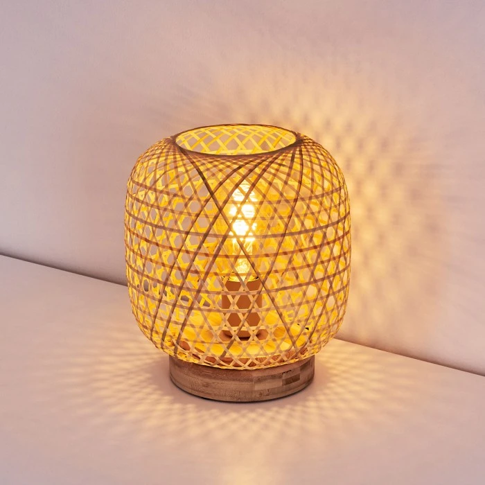 Hofstein Batumi Tischleuchte Braun, 1-flammig 7 Hofstein Batumi Tischleuchte Braun, 1-flammig – Bild 5