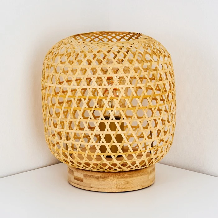 Hofstein Batumi Tischleuchte Braun, 1-flammig 12 Hofstein Batumi Tischleuchte Braun, 1-flammig – Bild 10