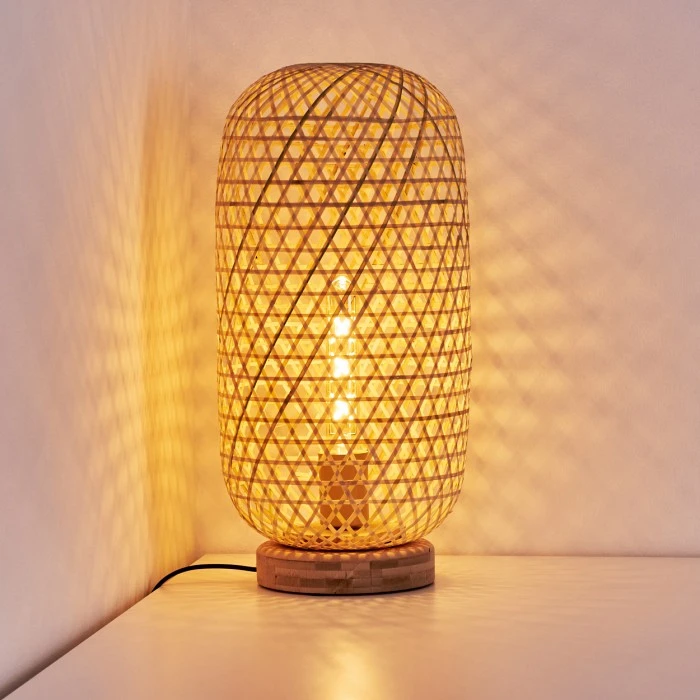 Hofstein Batumi Tischleuchte Braun, 1-flammig 15 Hofstein Batumi Tischleuchte Braun, 1-flammig – Bild 13