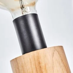 Hofstein Beccar Tischleuchte Schwarz, Naturfarben, 1-flammig -Günstiges Tischlampen Geschäft beccar tischleuchte h3567043 2