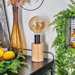 Hofstein Beccar Tischleuchte Schwarz, Naturfarben, 1-flammig -Günstiges Tischlampen Geschäft beccar tischleuchte h3567043 9