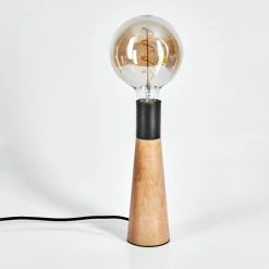 Hofstein Beccar Tischleuchte Schwarz, Naturfarben, 1-flammig -Günstiges Tischlampen Geschäft beccar tischleuchte h3567050 7