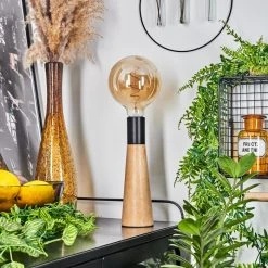 Hofstein Beccar Tischleuchte Schwarz, Naturfarben, 1-flammig -Günstiges Tischlampen Geschäft beccar tischleuchte h3567050 9