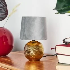 Hofstein Beddie Tischleuchte Gold, 1-flammig -Günstiges Tischlampen Geschäft beddie tischleuchte h3396810 1