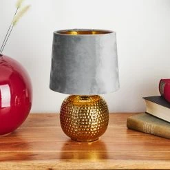 Hofstein Beddie Tischleuchte Gold, 1-flammig -Günstiges Tischlampen Geschäft beddie tischleuchte h3396810 8