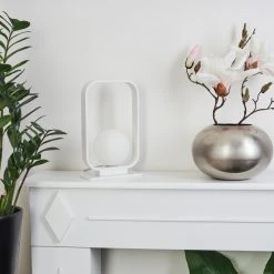 Hofstein Beland Tischleuchte Weiß, 1-flammig -Günstiges Tischlampen Geschäft beland tischleuchte h3454831 9