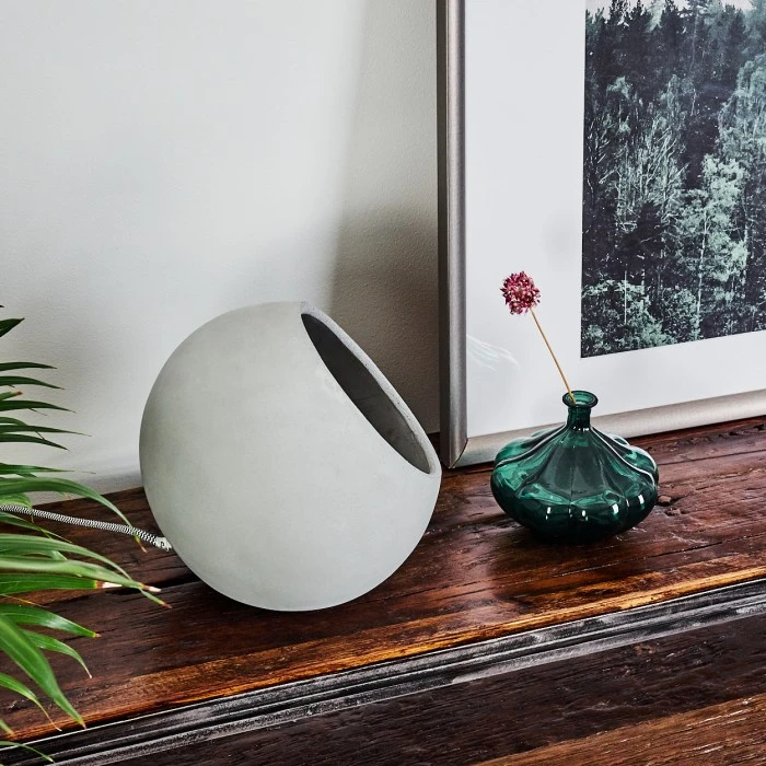 Hofstein Belltal Tischleuchte Grau, 1-flammig 13 Hofstein Belltal Tischleuchte Grau, 1-flammig – Bild 11