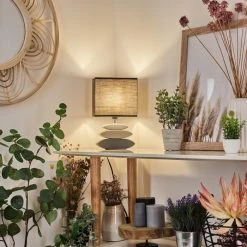 Hofstein Berghamn Tischleuchte Grau, Anthrazit, 1-flammig -Günstiges Tischlampen Geschäft berghamn tischleuchte h3596593 8