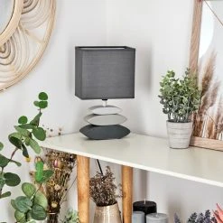 Hofstein Berghamn Tischleuchte Grau, Anthrazit, 1-flammig -Günstiges Tischlampen Geschäft berghamn tischleuchte h3596593 9