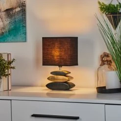 Hofstein Berghamn Tischleuchte Chrom, Schwarz, Gold, 1-flammig 24 Hofstein Berghamn Tischleuchte Chrom, Schwarz, Gold, 1-flammig -Günstiges Tischlampen Geschäft berghamn tischleuchte h3598313 10