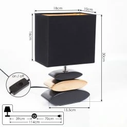 Hofstein Berghamn Tischleuchte Chrom, Schwarz, Gold, 1-flammig 17 Hofstein Berghamn Tischleuchte Chrom, Schwarz, Gold, 1-flammig -Günstiges Tischlampen Geschäft berghamn tischleuchte h3598313 3