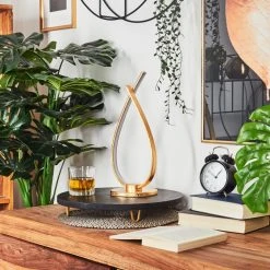 Hofstein Berisal Tischleuchte LED Gold, 1-flammig 21 Hofstein Berisal Tischleuchte LED Gold, 1-flammig -Günstiges Tischlampen Geschäft berisal tischleuchte h3550595 9