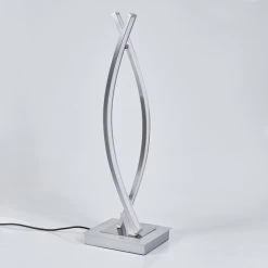Hofstein Bernese Tischleuchte LED Nickel-Matt, Chrom, 2-flammig -Günstiges Tischlampen Geschäft bernese tischleuchte h3458174 7
