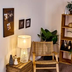 Hofstein Beteta Tischleuchte Weiß, 2-flammig -Günstiges Tischlampen Geschäft beteta tischleuchte h3398418 6