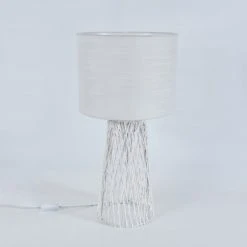 Hofstein Beteta Tischleuchte Weiß, 2-flammig -Günstiges Tischlampen Geschäft beteta tischleuchte h3398418 7