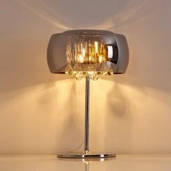 Hofstein Blacklick Tischleuchte Chrom, 3-flammig -Günstiges Tischlampen Geschäft blacklick tischleuchte h3315552 12