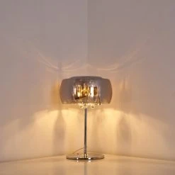 Hofstein Blacklick Tischleuchte Chrom, 3-flammig -Günstiges Tischlampen Geschäft blacklick tischleuchte h3315552 4