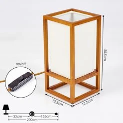 Hofstein Blandin Tischleuchte Naturfarben, 1-flammig -Günstiges Tischlampen Geschäft blandin tischleuchte h3545829 3