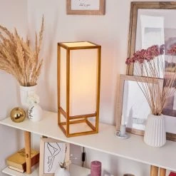 Hofstein Blandin Tischleuchte Naturfarben, 1-flammig -Günstiges Tischlampen Geschäft blandin tischleuchte h3545836 6