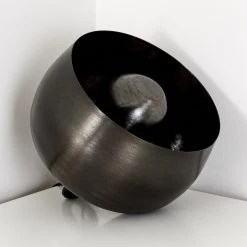 Hofstein Bluestone Tischleuchte Stahl gebürstet, 1-flammig -Günstiges Tischlampen Geschäft bluestone tischleuchte h3357781 3