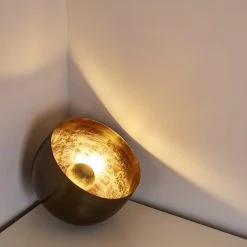 Hofstein Bluestone Tischleuchte Stahl geb&uuml;rstet, 1-flammig -Günstiges Tischlampen Geschäft bluestone tischleuchte h3357804 13